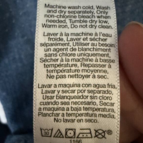 Gap Cotton Denim Shirt Dress - Picture 7 of 8